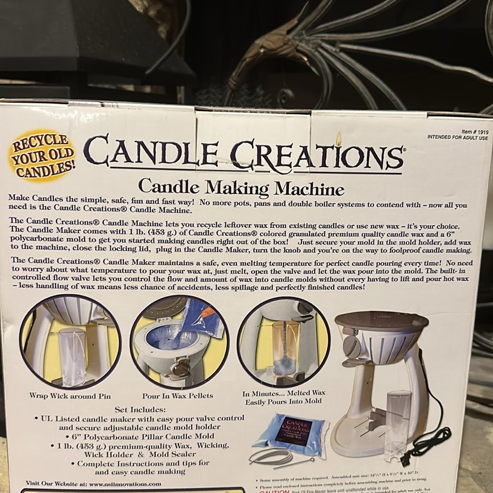 NEW Vintage Candle Creations Candle Making Machine - Picture 5 of 5